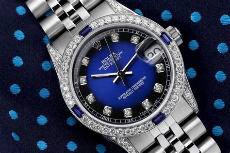 rolex blue vignette dial